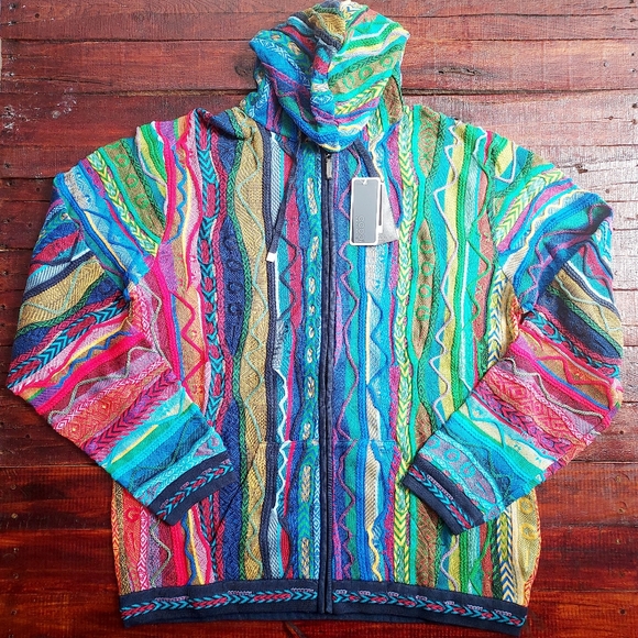 COOGI Other - Coogie New Native Multicolor Zip Hoodie Sweater NWT Size 4XL $798